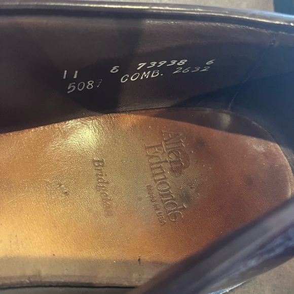 Allen Edmonds Bridgeton Brown Loafers size 11 - Picture 4 of 5